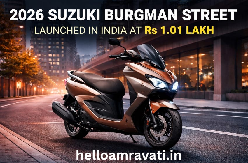 2026 Suzuki Burgman Street Launched in India at Rs 1.01 Lakh