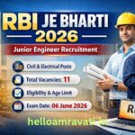 RBI JE Bharti 2026