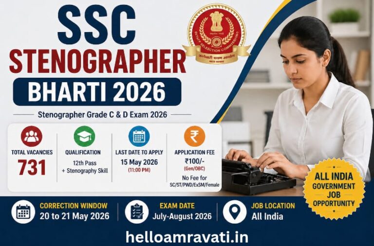 SSC Stenographer Bharti 2026