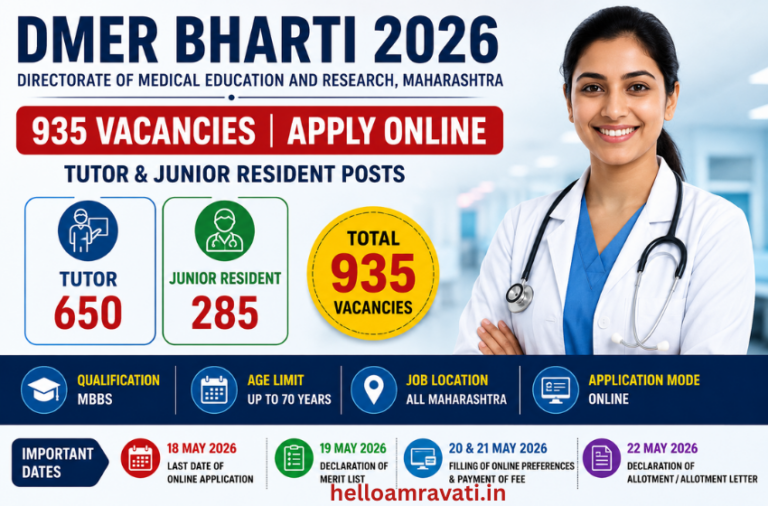 DMER Bharti 2026