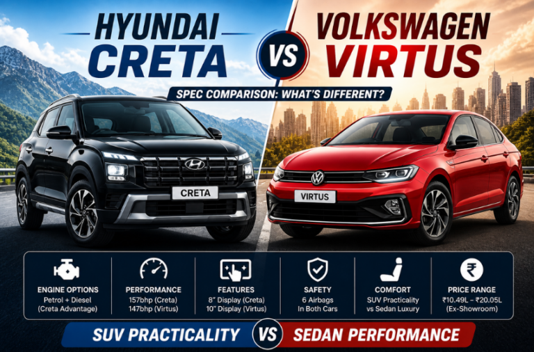 Hyundai Creta vs Volkswagen Virtus