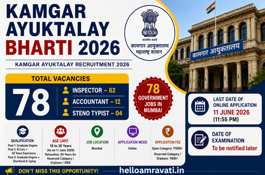 Kamgar Ayuktalay Bharti 2026
