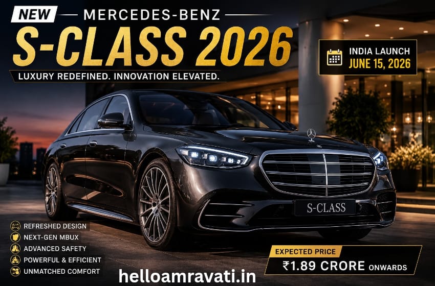 New Mercedes-Benz S-Class India Launch on June 15 2026